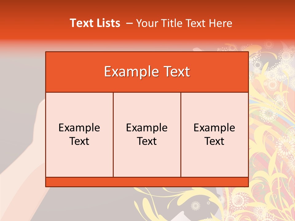 Frame Finger Nouveau PowerPoint Template