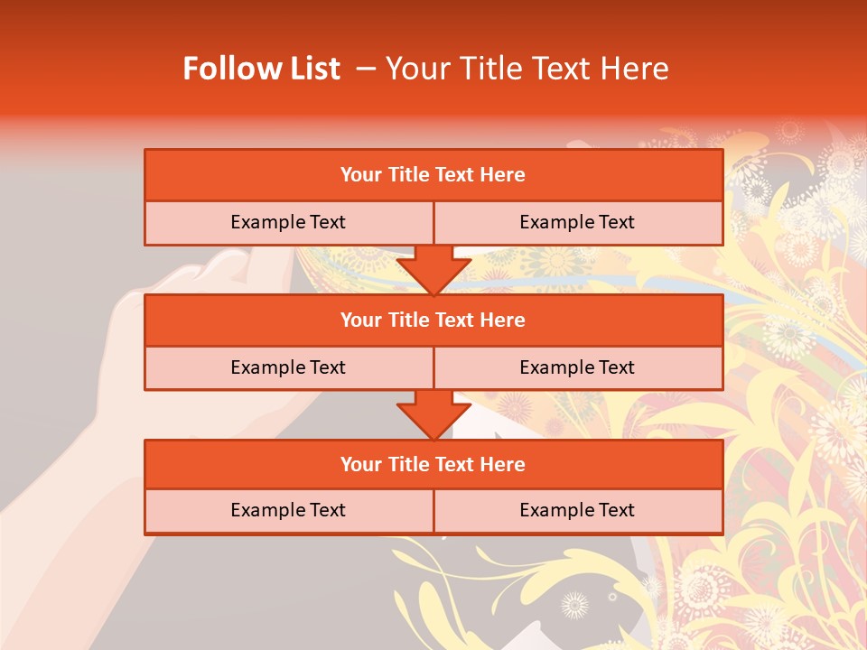 Frame Finger Nouveau PowerPoint Template