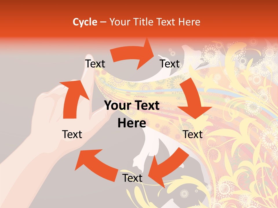 Frame Finger Nouveau PowerPoint Template