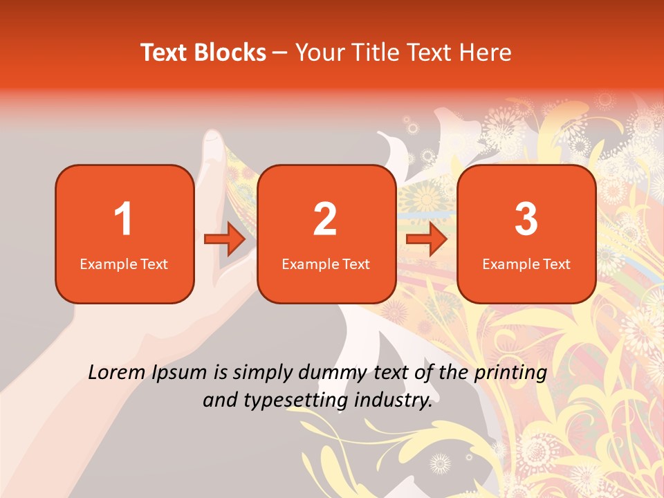 Frame Finger Nouveau PowerPoint Template
