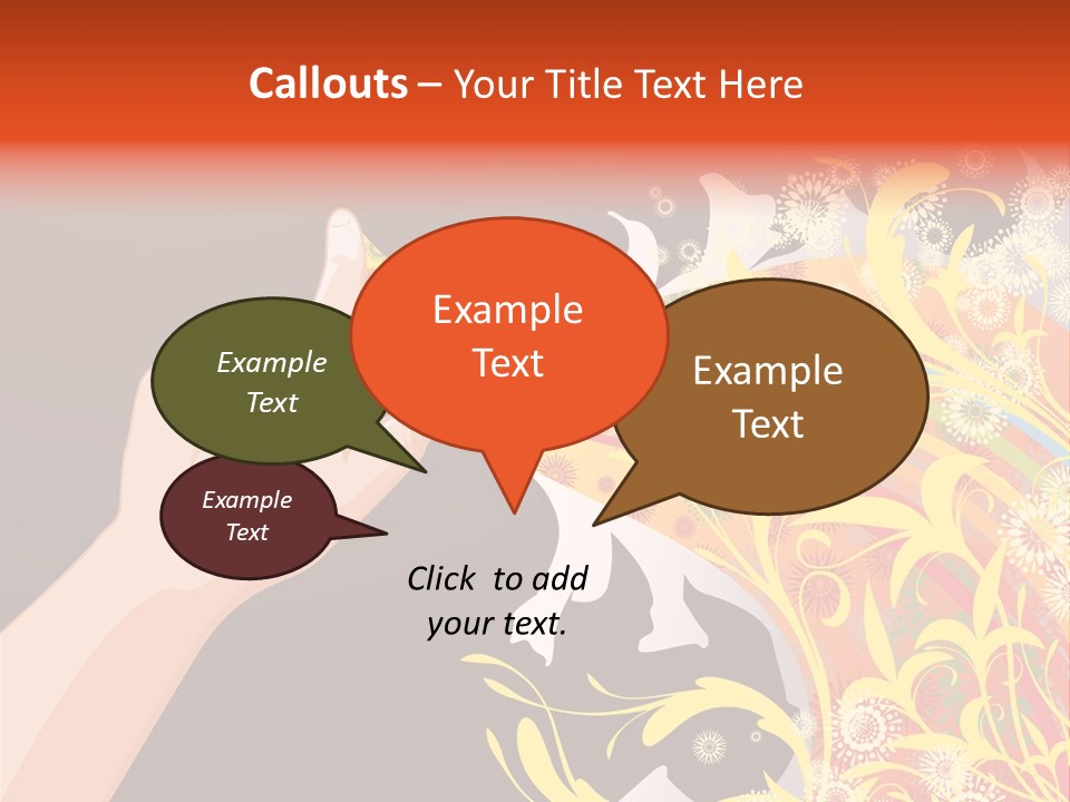 Frame Finger Nouveau PowerPoint Template