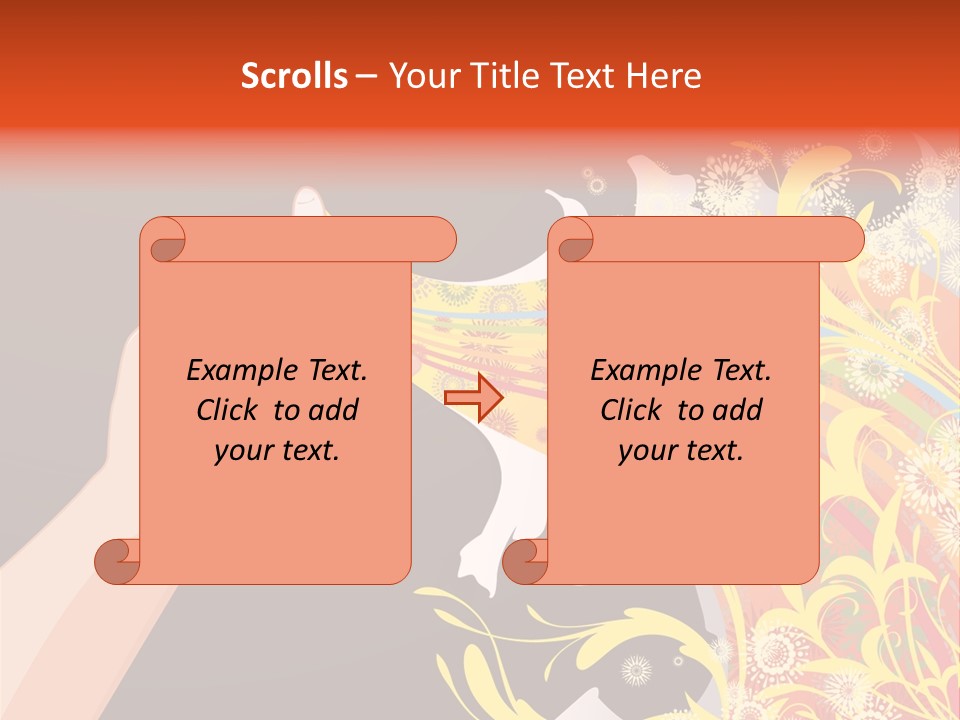 Frame Finger Nouveau PowerPoint Template