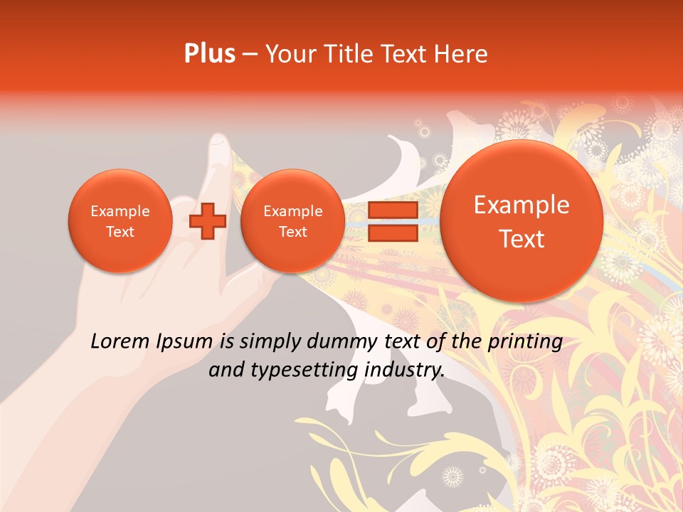 Frame Finger Nouveau PowerPoint Template