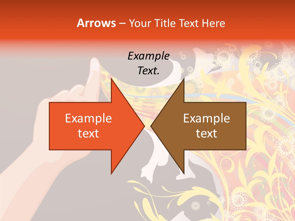 Frame Finger Nouveau PowerPoint Template