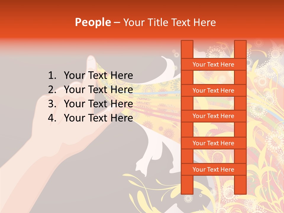 Frame Finger Nouveau PowerPoint Template