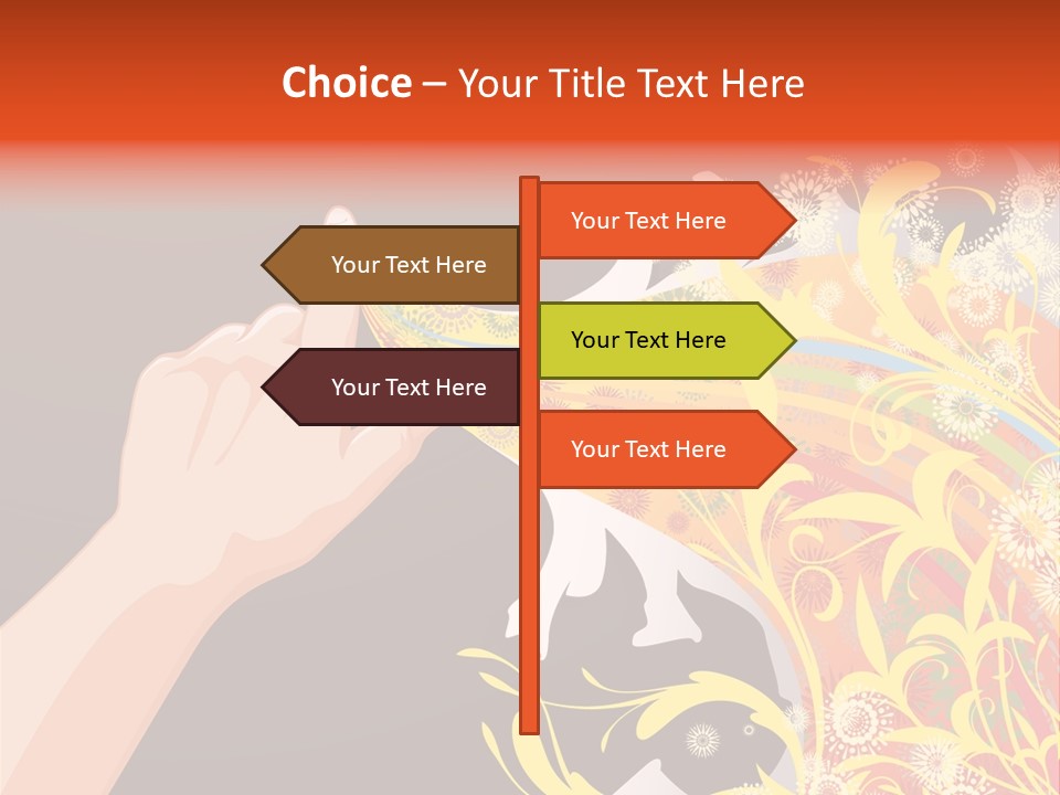 Frame Finger Nouveau PowerPoint Template