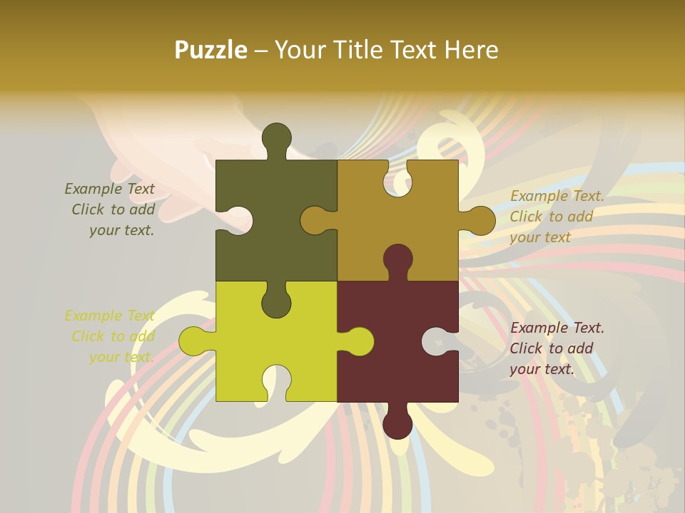 Leaf Vector Design PowerPoint Template