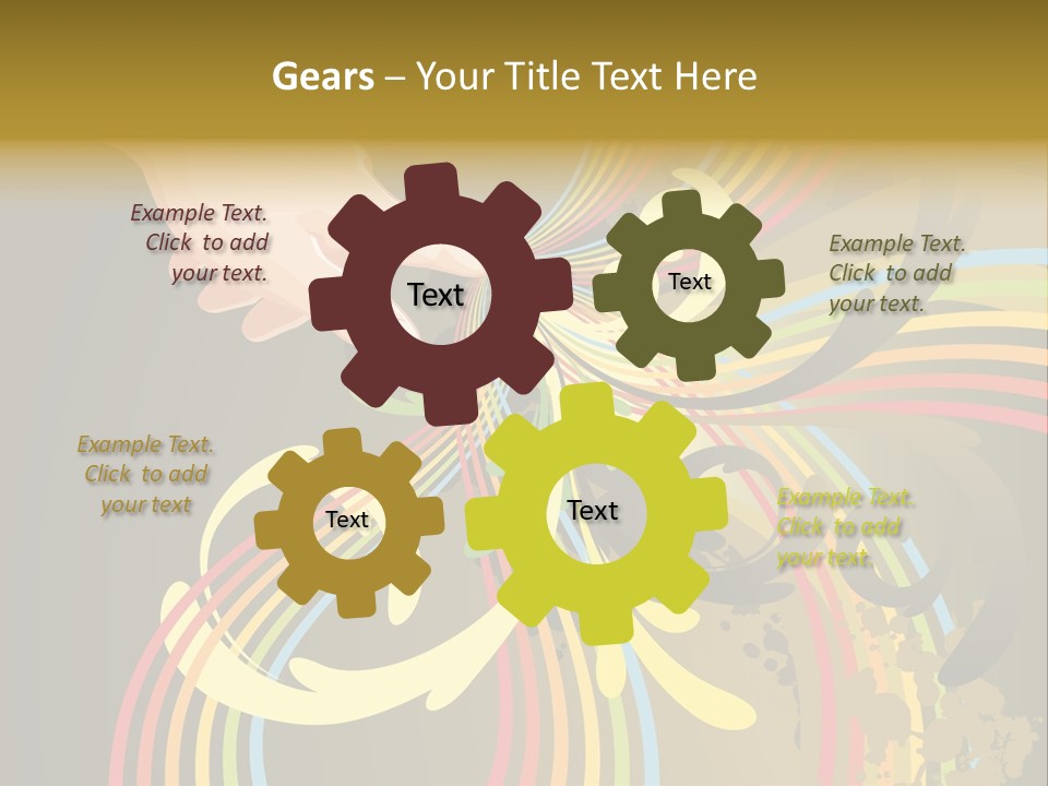 Leaf Vector Design PowerPoint Template