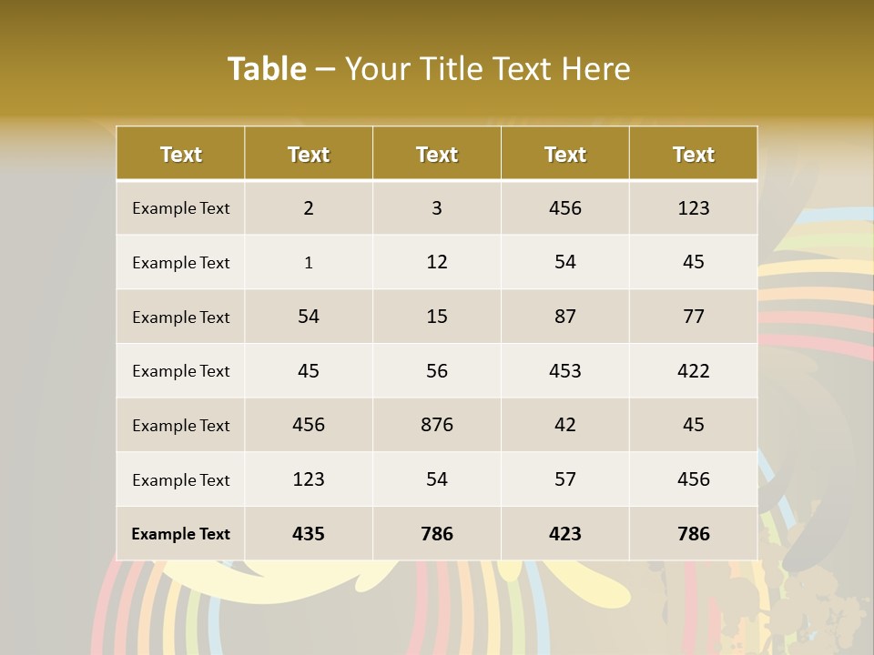 Leaf Vector Design PowerPoint Template