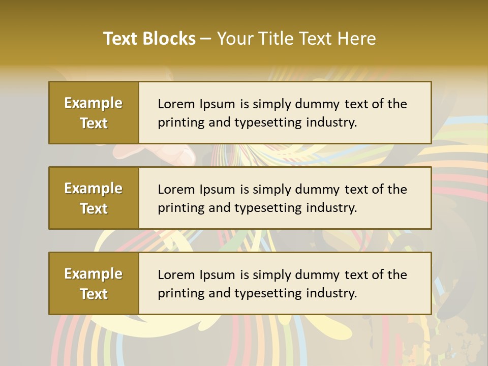 Leaf Vector Design PowerPoint Template