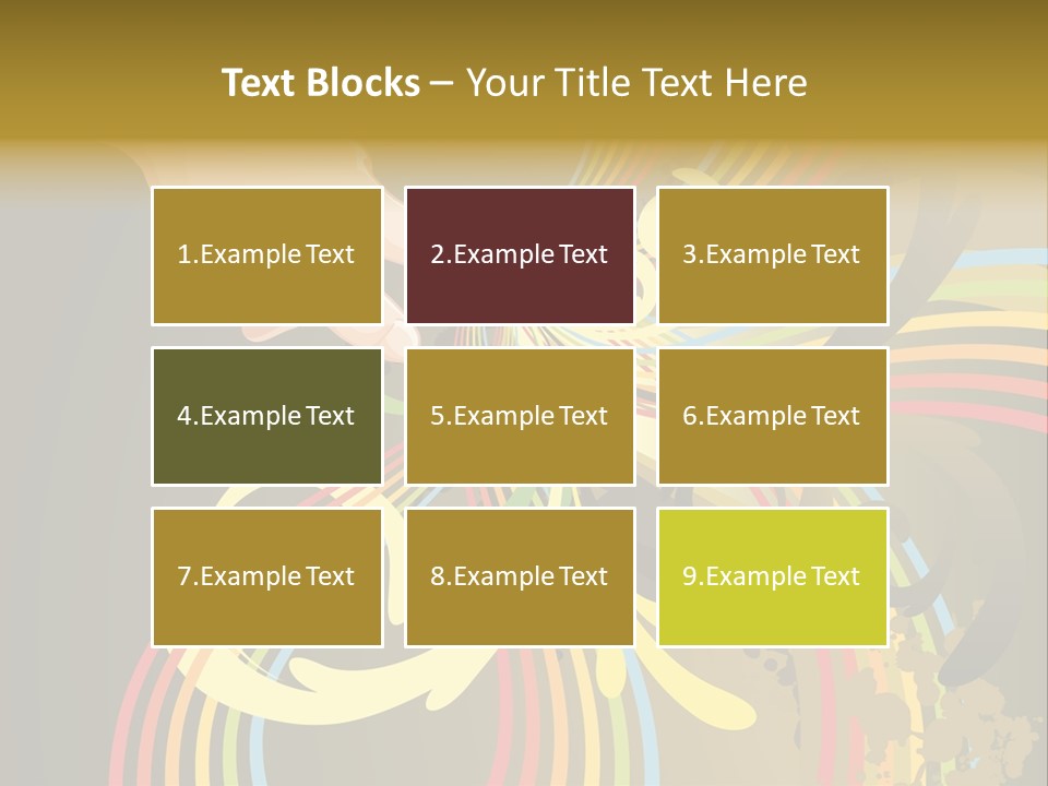 Leaf Vector Design PowerPoint Template