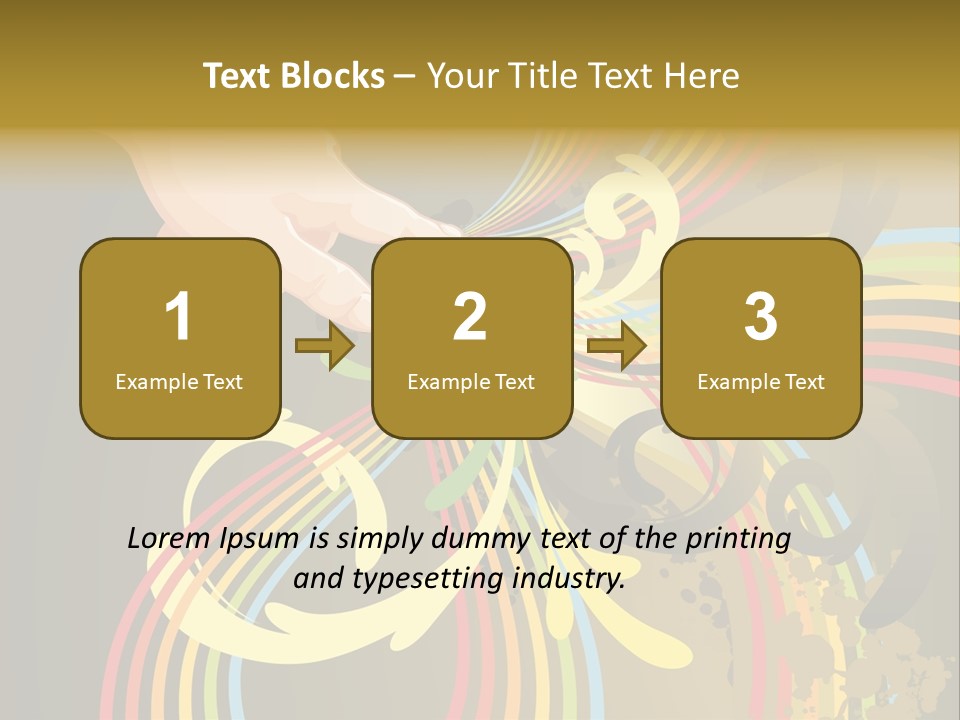 Leaf Vector Design PowerPoint Template