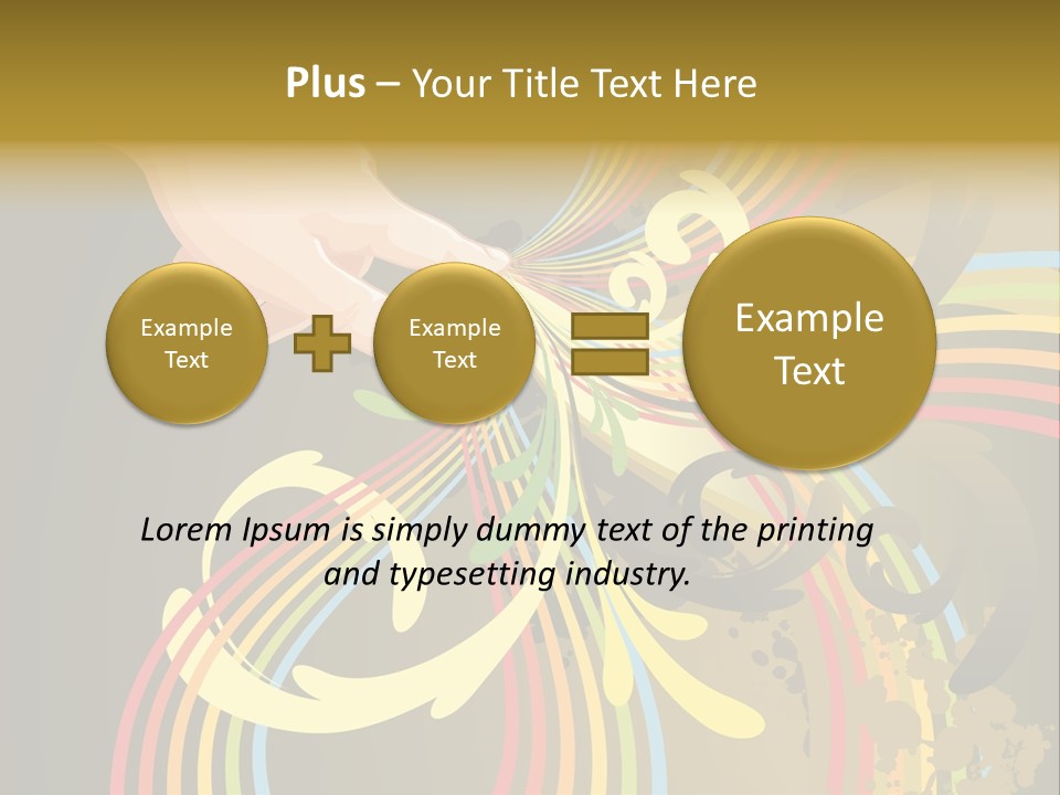 Leaf Vector Design PowerPoint Template