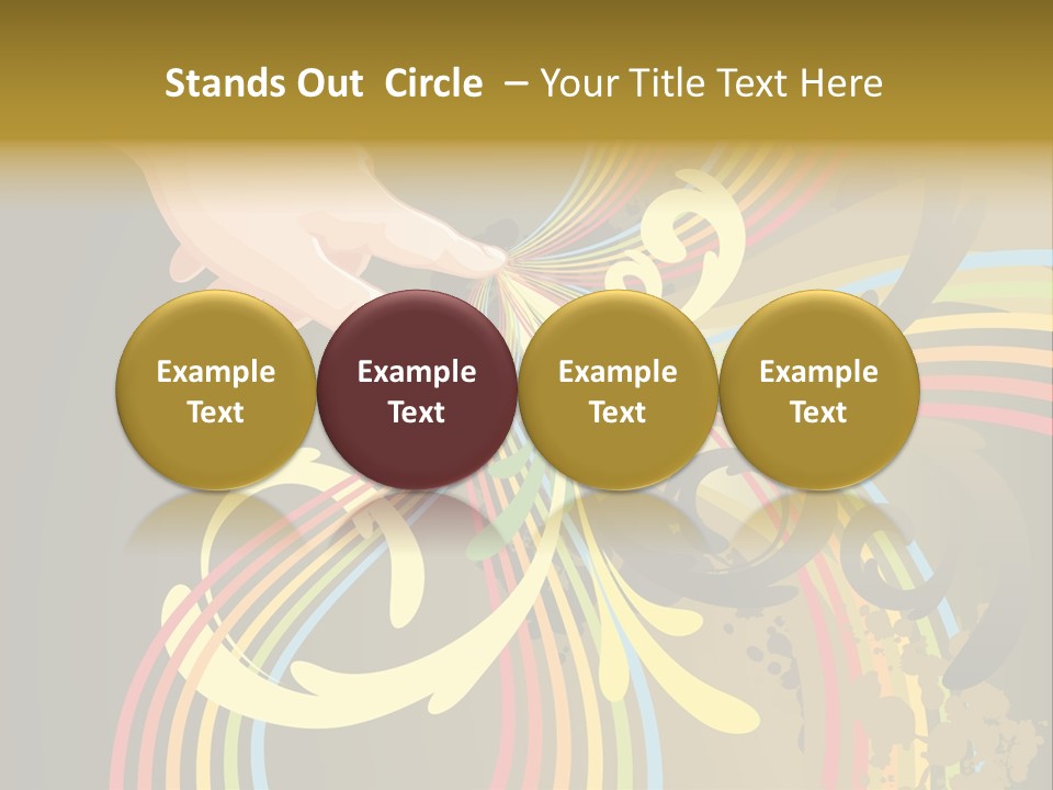 Leaf Vector Design PowerPoint Template