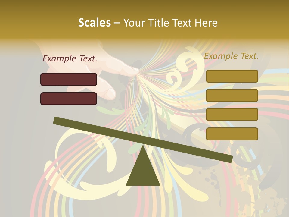 Leaf Vector Design PowerPoint Template