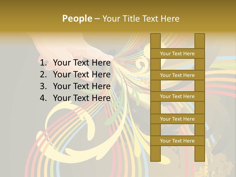 Leaf Vector Design PowerPoint Template