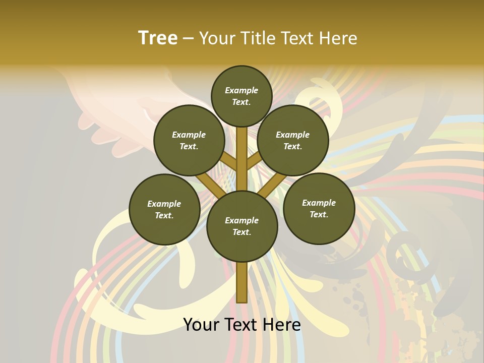 Leaf Vector Design PowerPoint Template