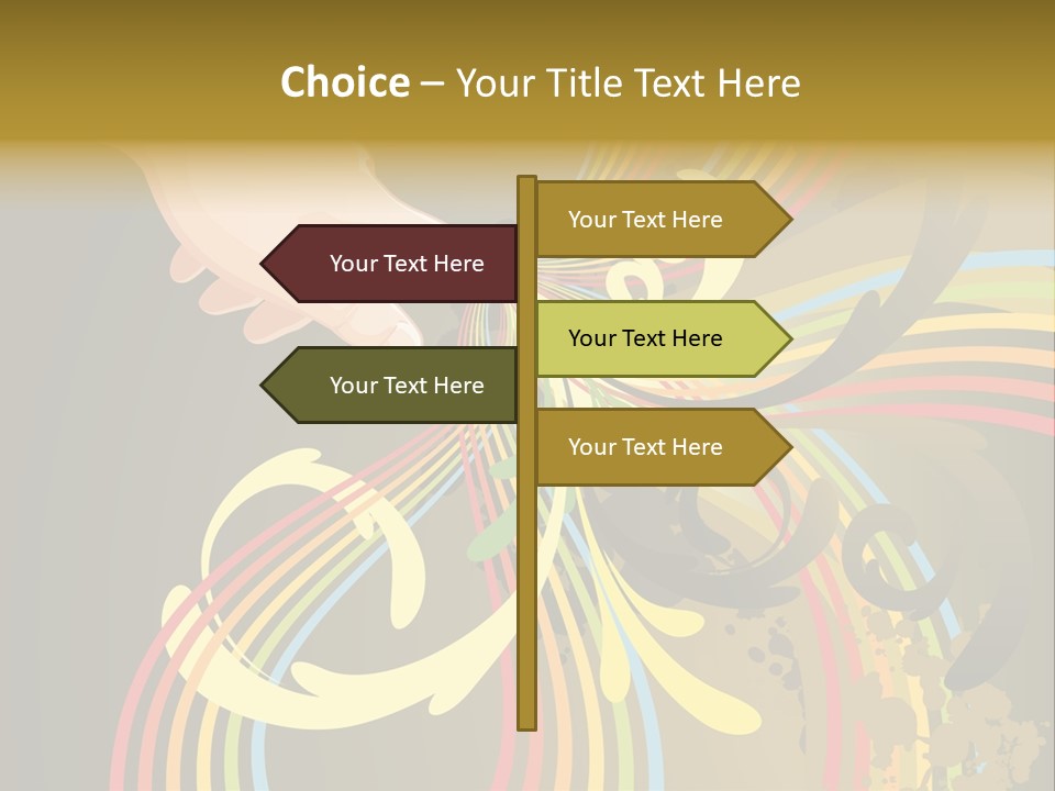 Leaf Vector Design PowerPoint Template