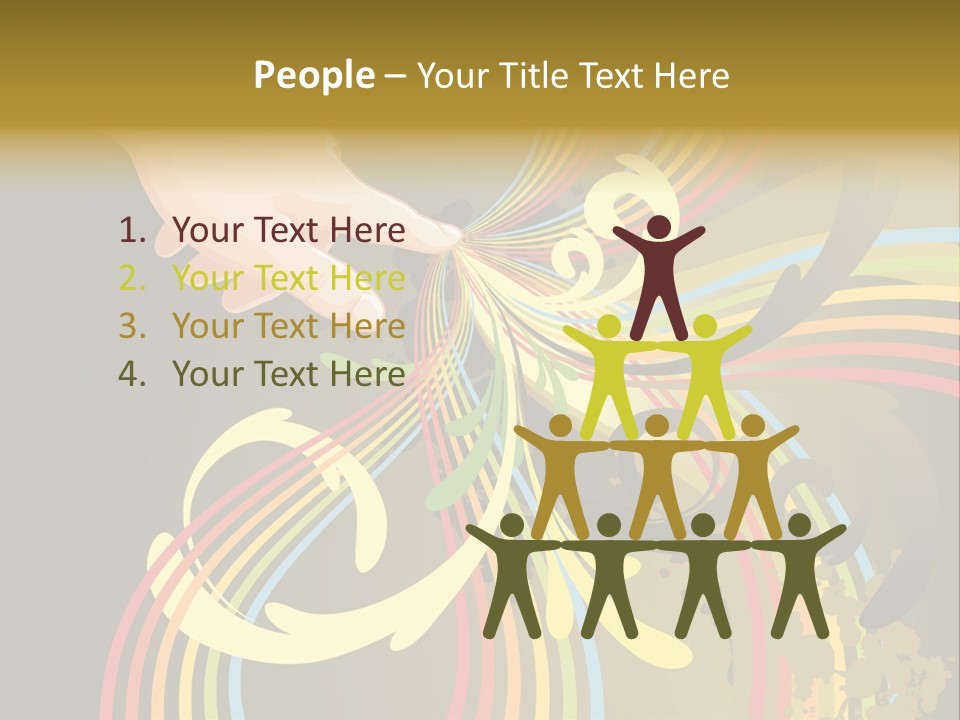 Leaf Vector Design PowerPoint Template