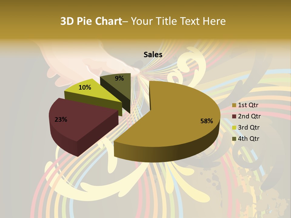 Leaf Vector Design PowerPoint Template
