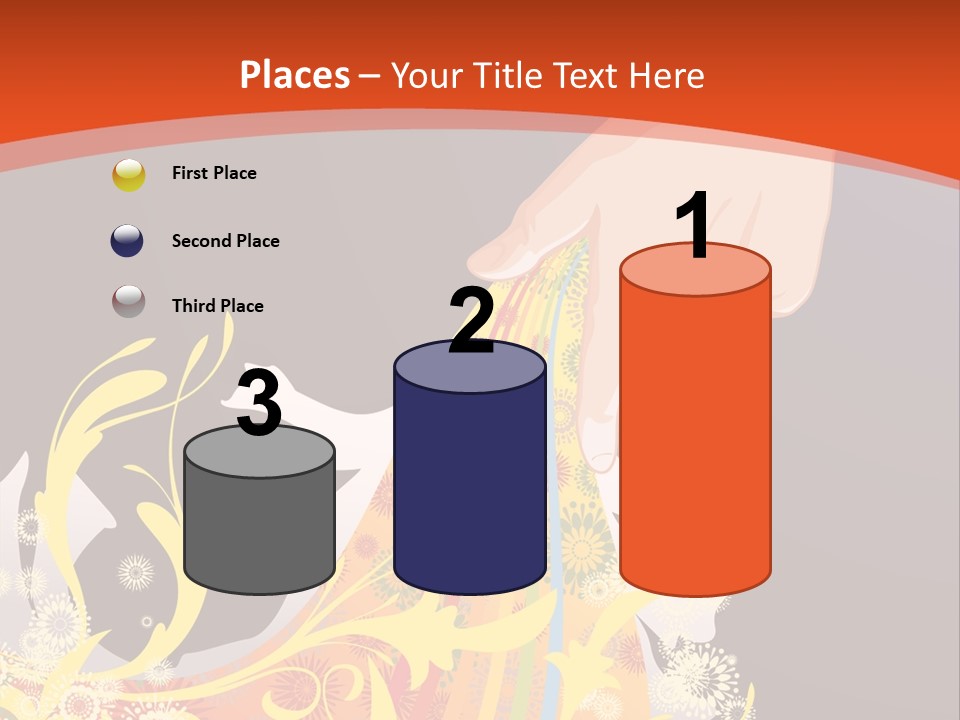 A Person Holding A Yellow Object In Their Hand PowerPoint Template