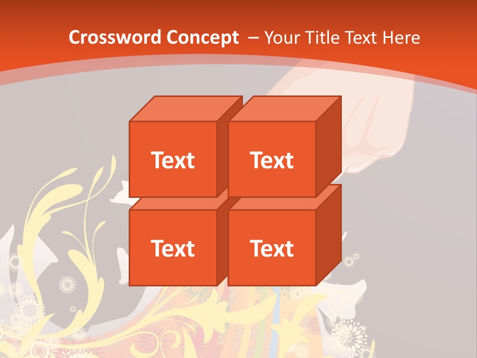 A Person Holding A Yellow Object In Their Hand PowerPoint Template