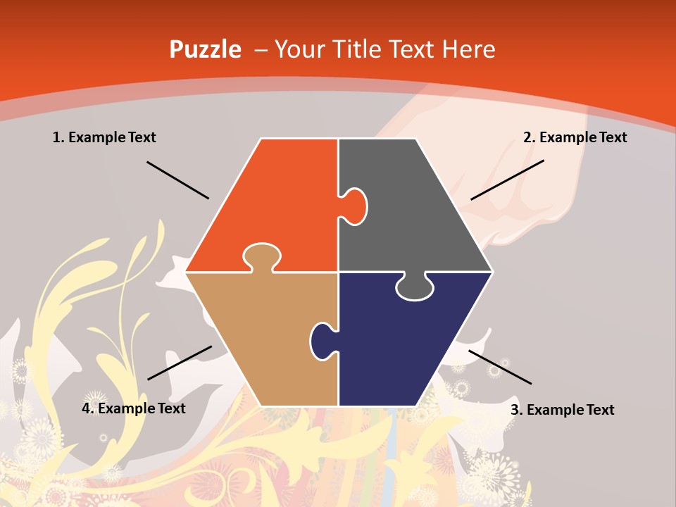 A Person Holding A Yellow Object In Their Hand PowerPoint Template