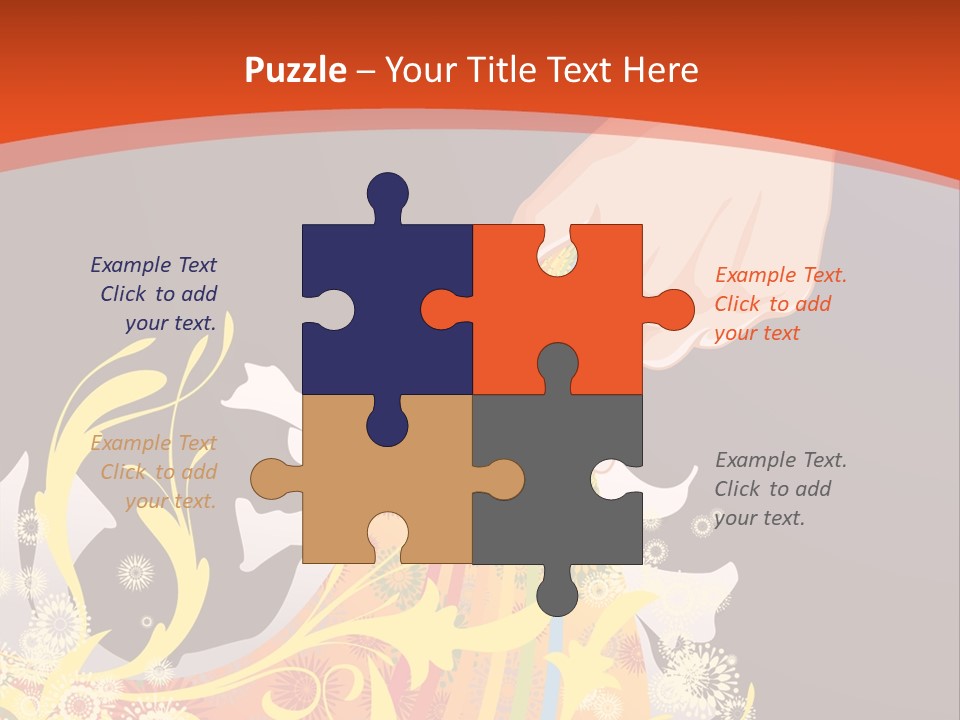 A Person Holding A Yellow Object In Their Hand PowerPoint Template