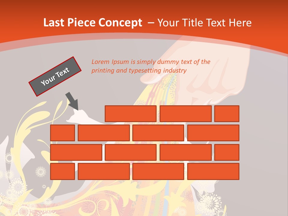 A Person Holding A Yellow Object In Their Hand PowerPoint Template