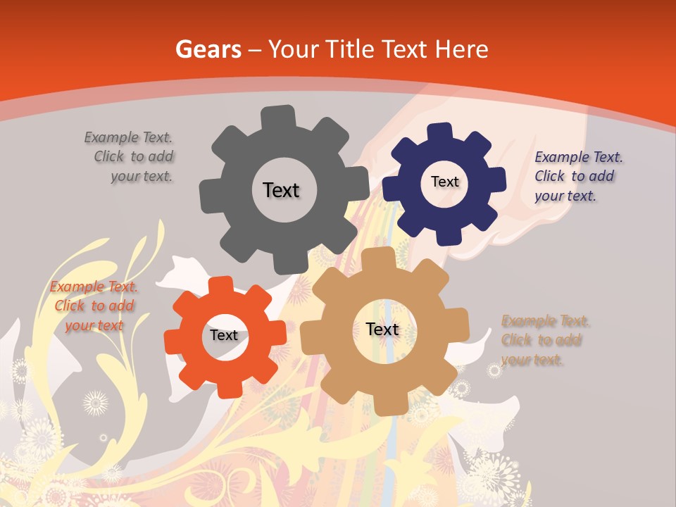 A Person Holding A Yellow Object In Their Hand PowerPoint Template