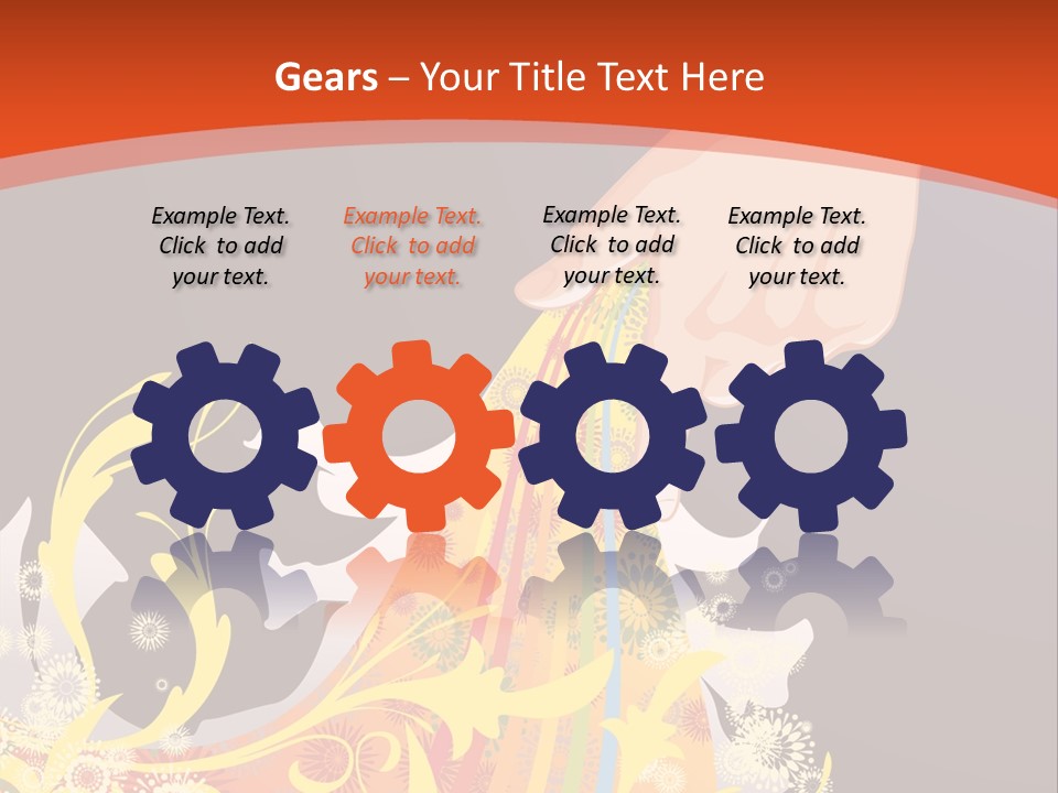 A Person Holding A Yellow Object In Their Hand PowerPoint Template