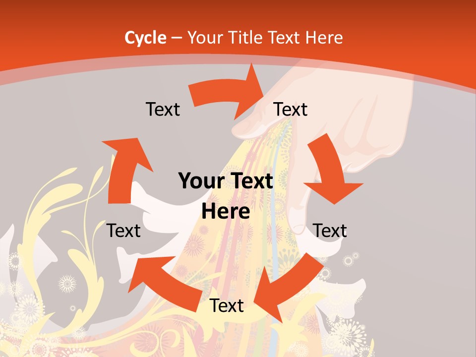 A Person Holding A Yellow Object In Their Hand PowerPoint Template