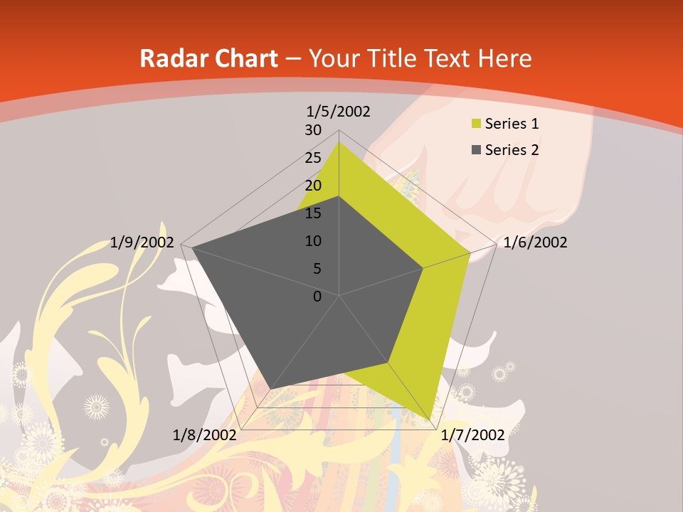 A Person Holding A Yellow Object In Their Hand PowerPoint Template