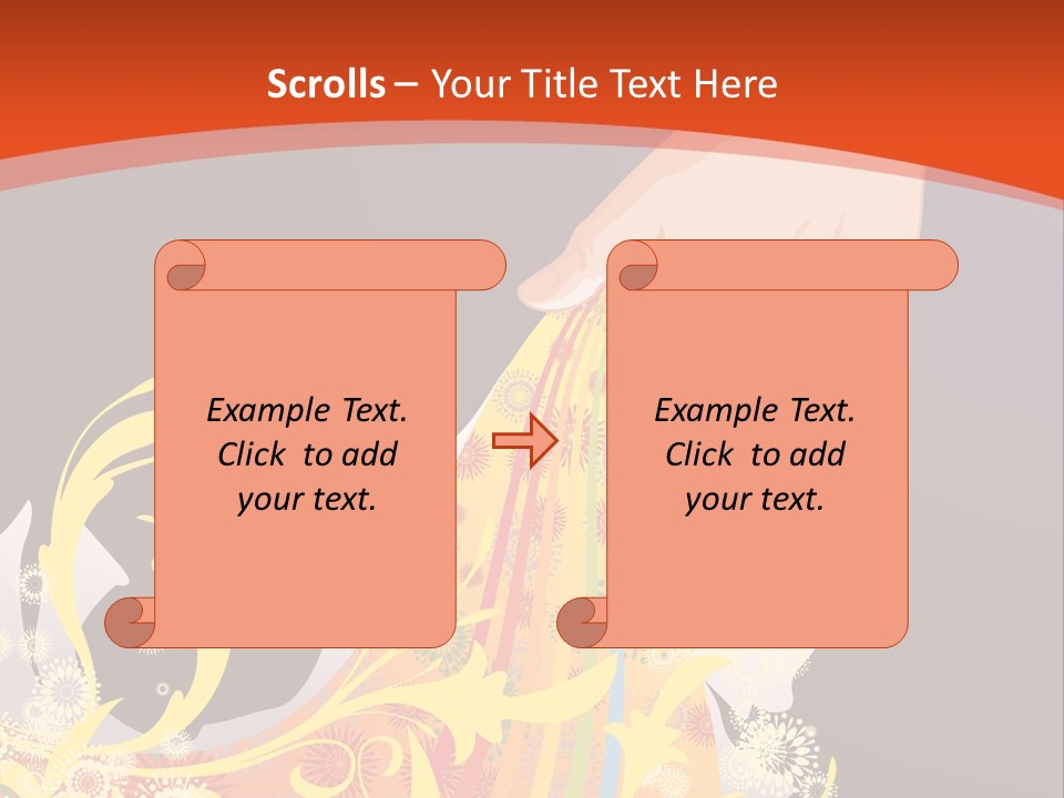A Person Holding A Yellow Object In Their Hand PowerPoint Template