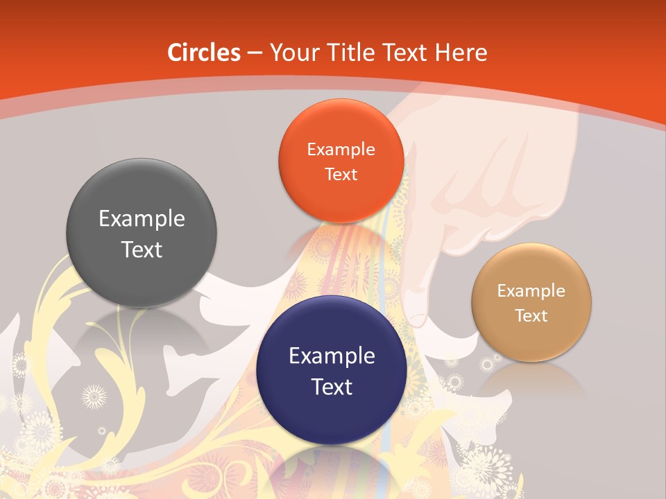 A Person Holding A Yellow Object In Their Hand PowerPoint Template