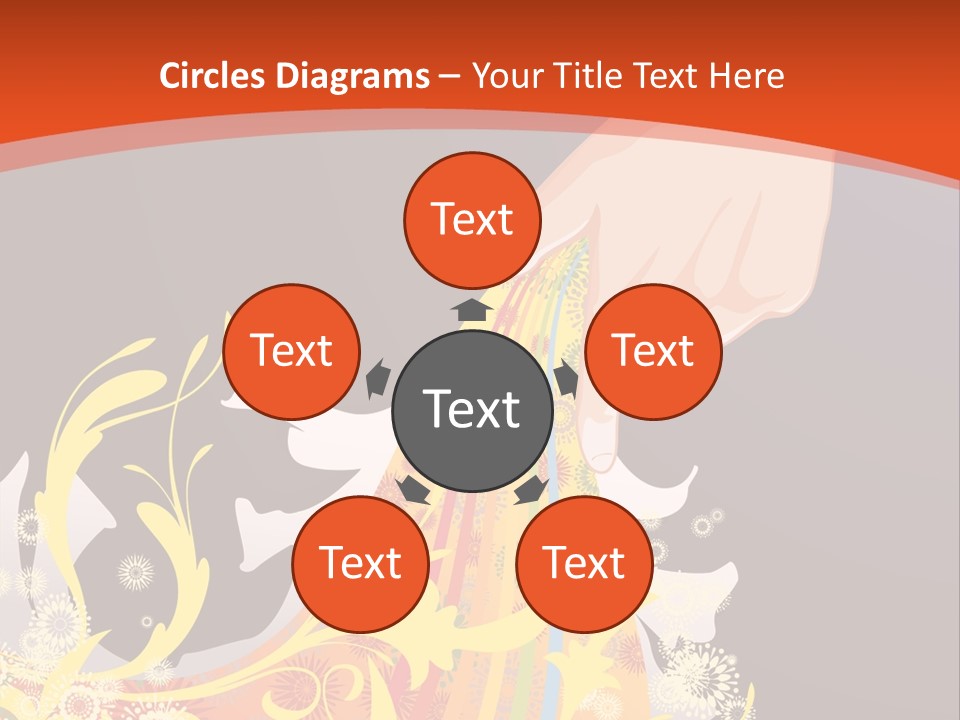 A Person Holding A Yellow Object In Their Hand PowerPoint Template