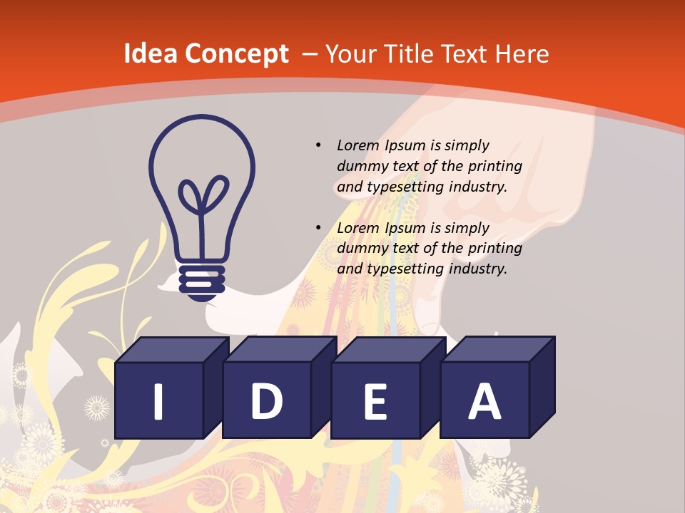 A Person Holding A Yellow Object In Their Hand PowerPoint Template