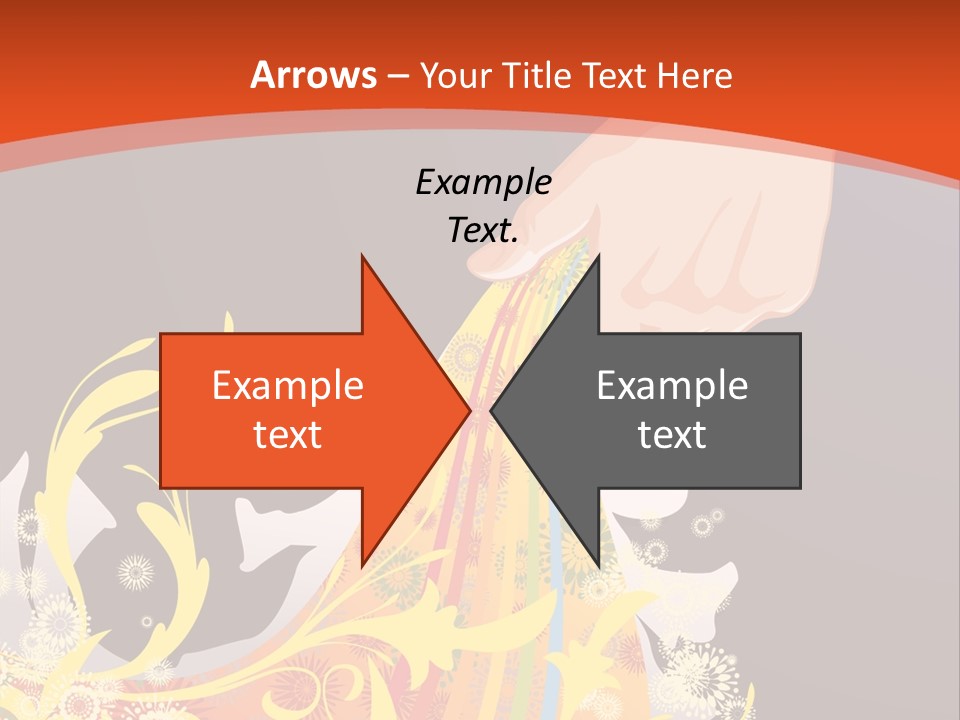 A Person Holding A Yellow Object In Their Hand PowerPoint Template