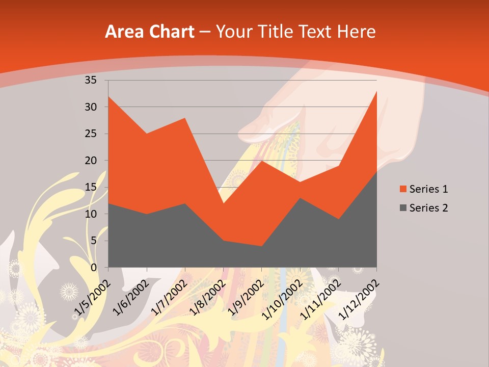 A Person Holding A Yellow Object In Their Hand PowerPoint Template