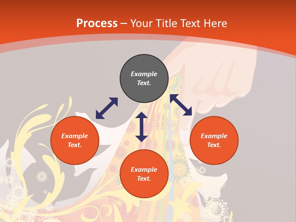 A Person Holding A Yellow Object In Their Hand PowerPoint Template