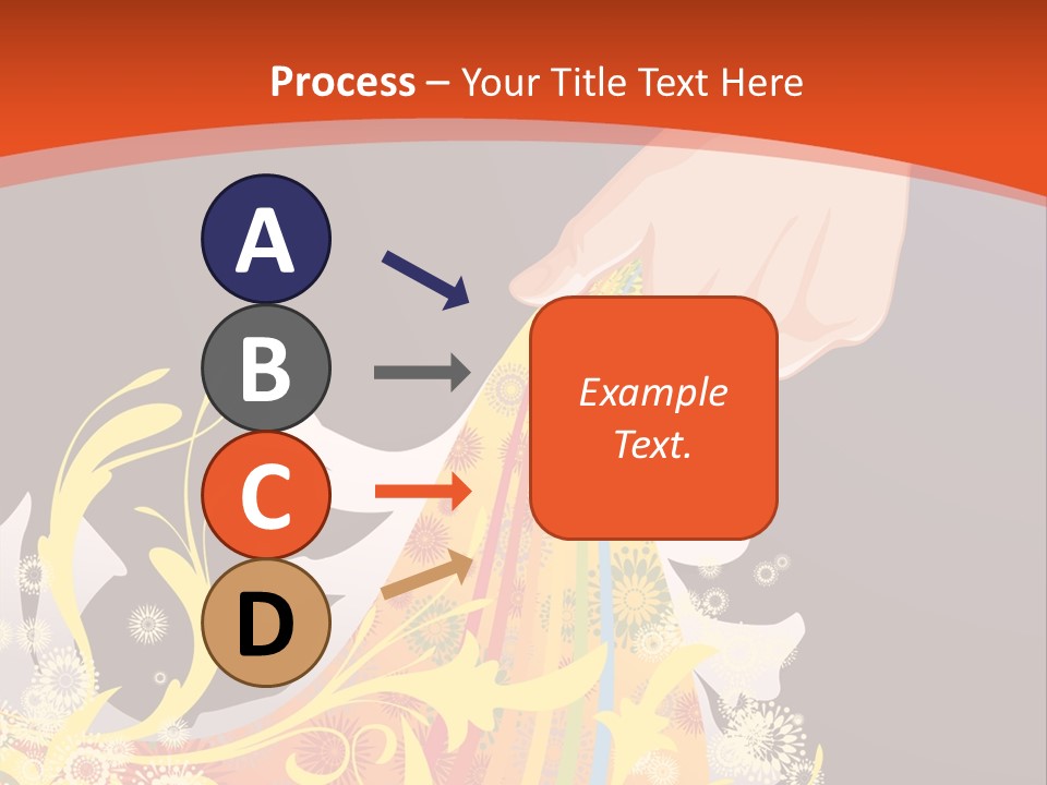 A Person Holding A Yellow Object In Their Hand PowerPoint Template