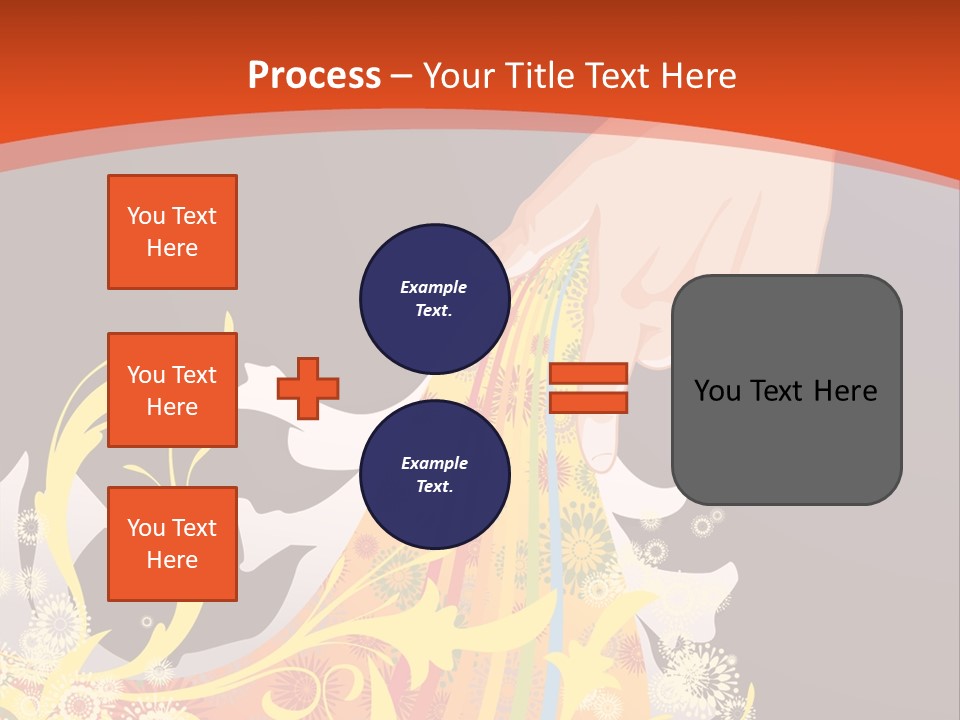 A Person Holding A Yellow Object In Their Hand PowerPoint Template
