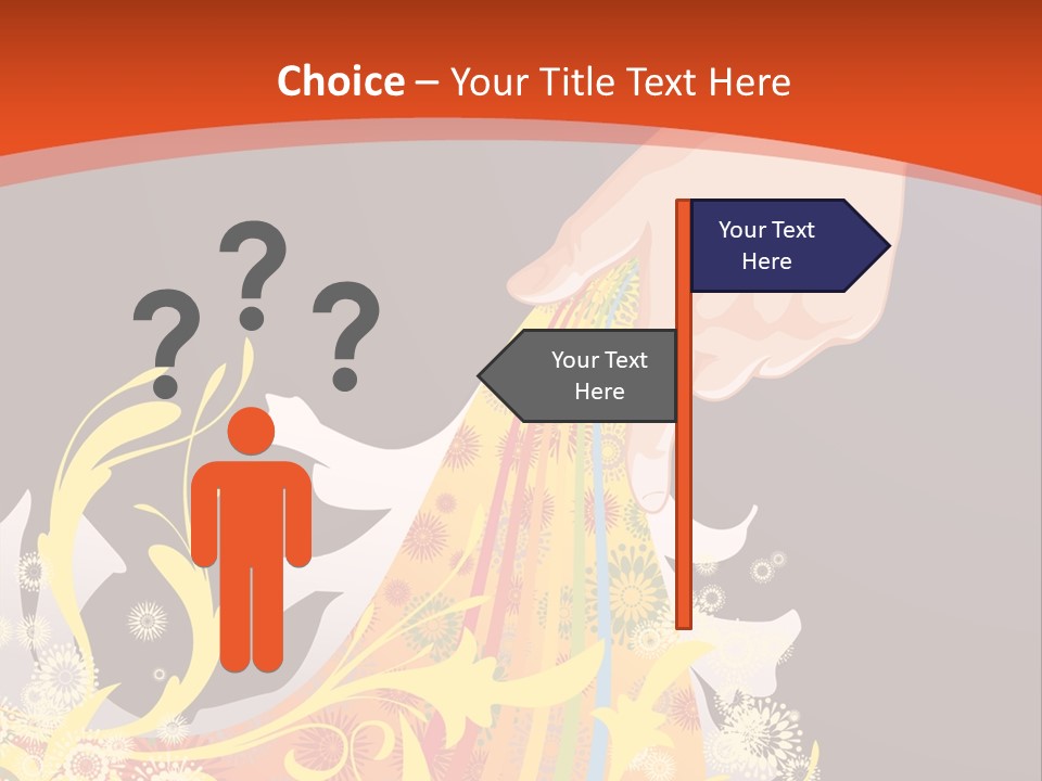 A Person Holding A Yellow Object In Their Hand PowerPoint Template