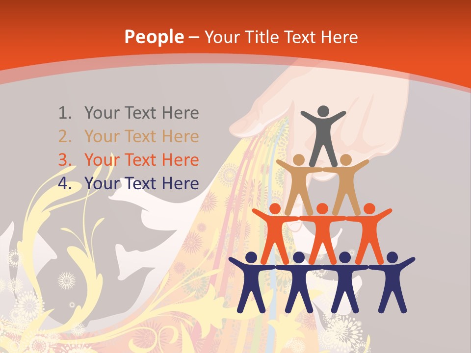 A Person Holding A Yellow Object In Their Hand PowerPoint Template