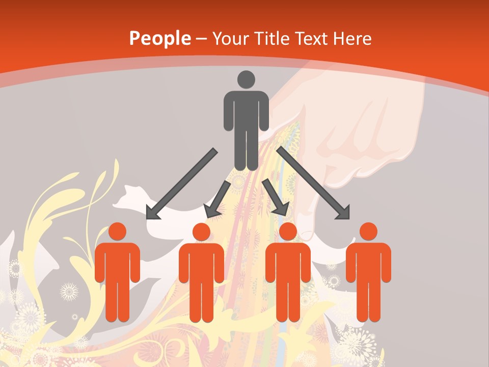 A Person Holding A Yellow Object In Their Hand PowerPoint Template