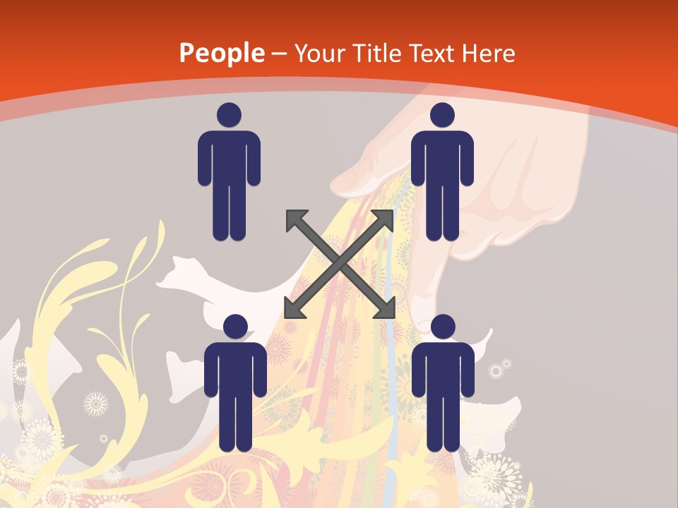 A Person Holding A Yellow Object In Their Hand PowerPoint Template