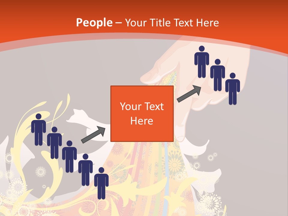 A Person Holding A Yellow Object In Their Hand PowerPoint Template