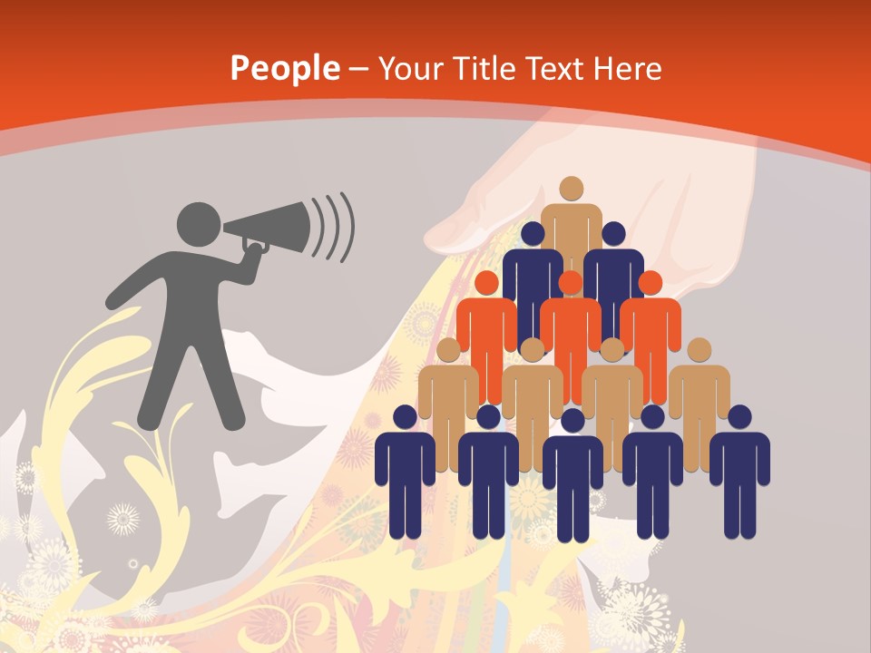 A Person Holding A Yellow Object In Their Hand PowerPoint Template