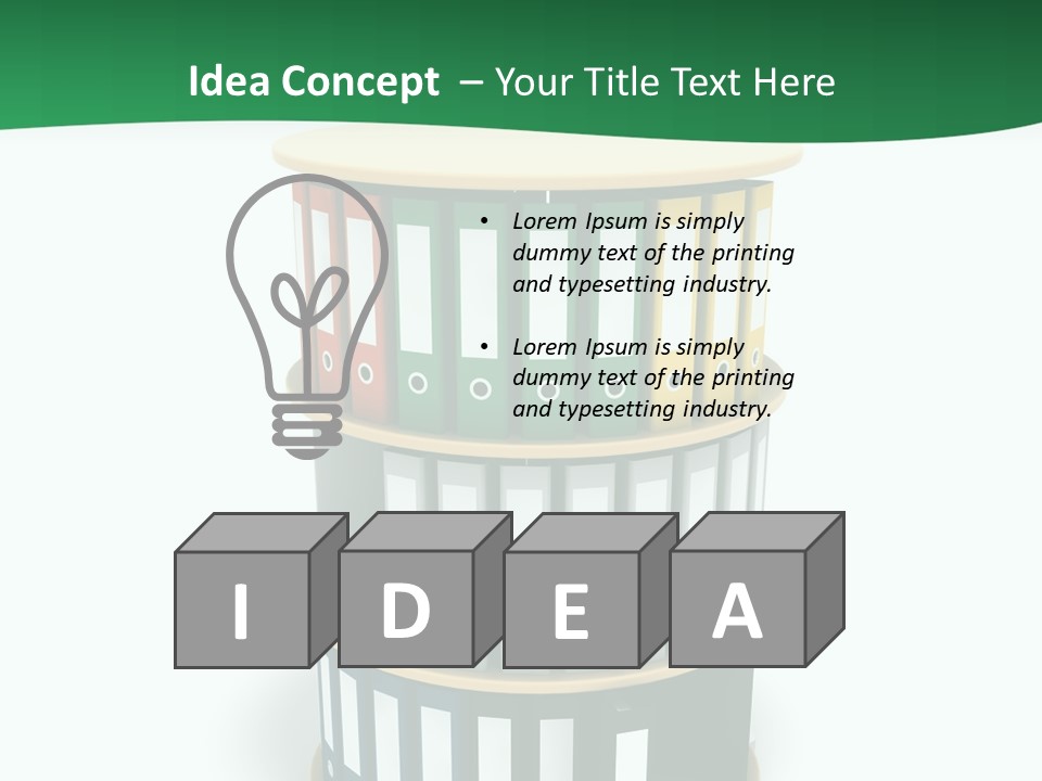 File Office Storage PowerPoint Template