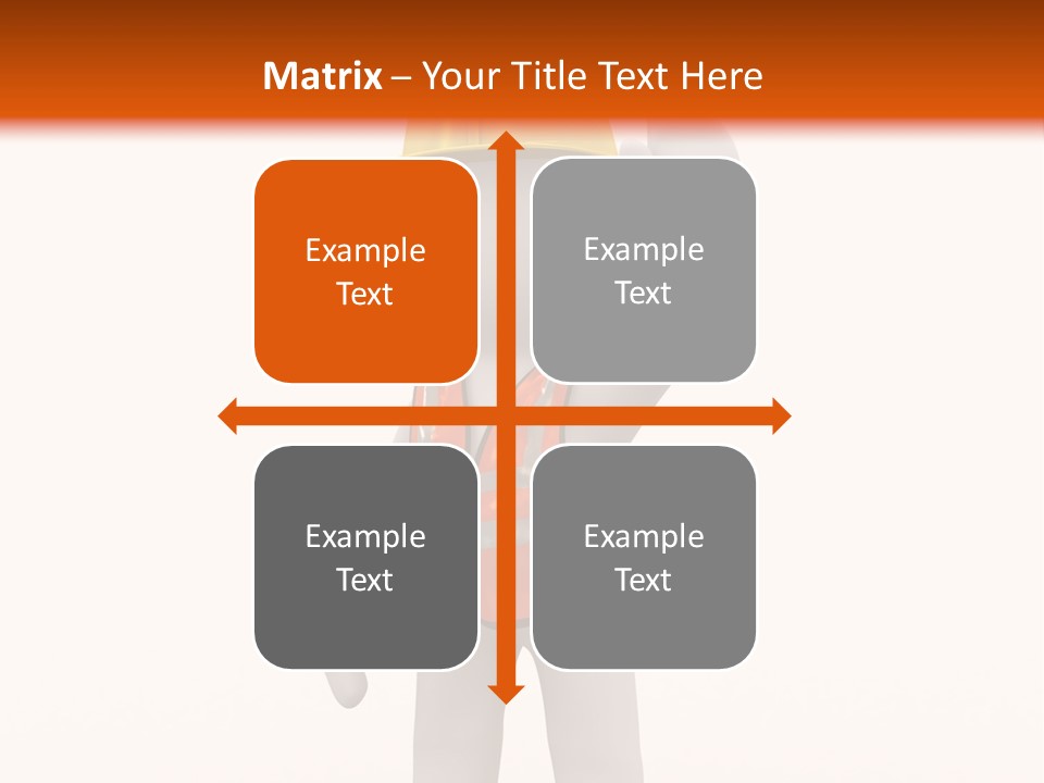 Cone White Abstract PowerPoint Template